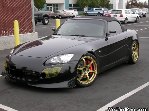 2008 Honda S2000 with Spoon Front Bumper and 18 Advan RGII Wheels