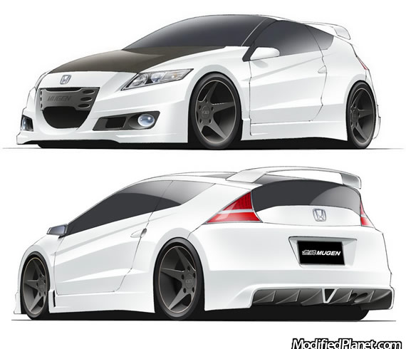 The Mugen Honda CRZ will be powered by a 15 liter iVTEC gasoline engine