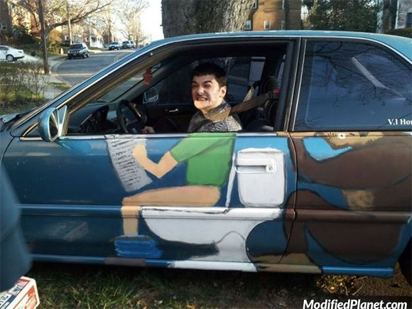 car-photo-1990-honda-accord-sitting-on-toilet-painted-on-exterior
