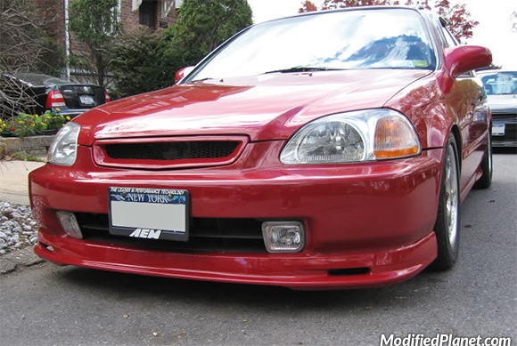1997 Honda Civic Hatchback With Mugen Front Lip And Type R Grill