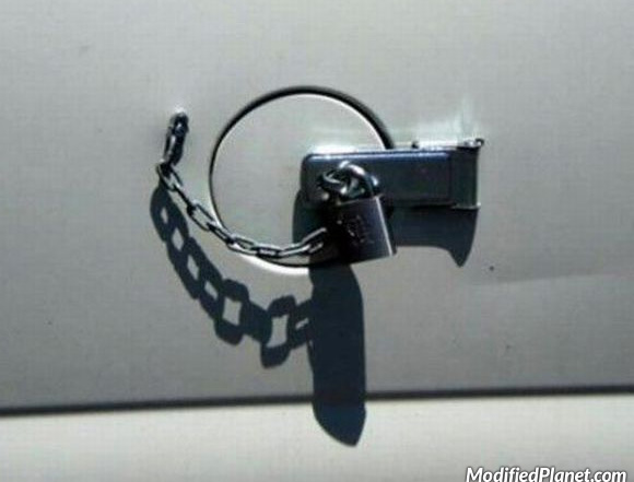car-photo-fuel-gas-door-homemade-lock-fail