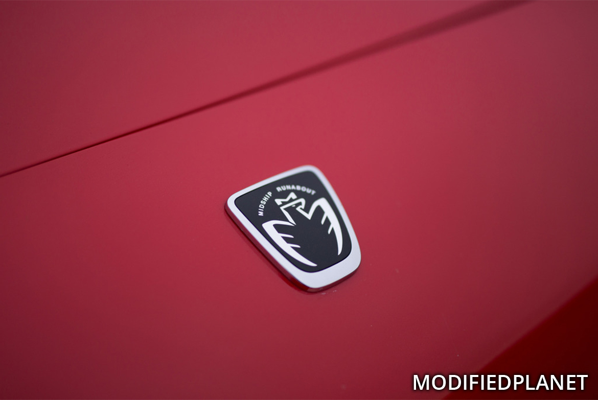 1990 Toyota MR2 Turbo Midship Runabout Badge Emblem