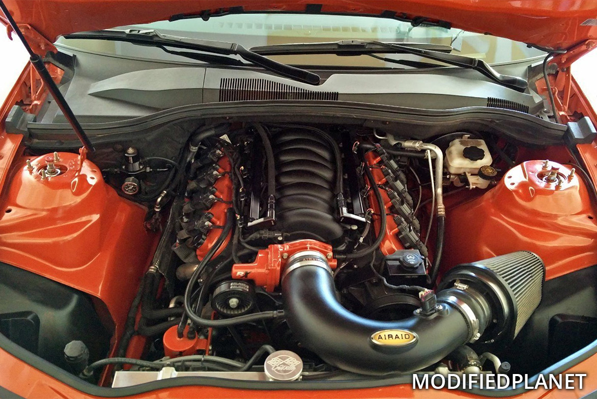2012 Chevrolet Camaro SS Engine Bay with Airaid Air Filter Kit